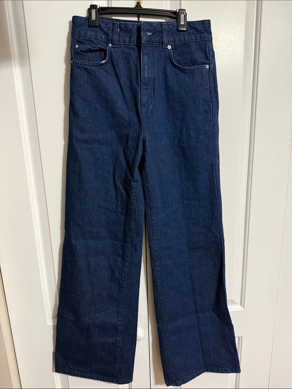 SEZANE High Waisted Dark Blue Jeans size 36 … Excellent condition
